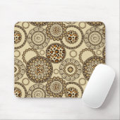 Afrikaanse cheetah huidpatroon 3 muismat (Met muis)