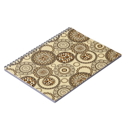 Afrikaanse cheetah huidpatroon 3 notitieboek (Linkerzijde)