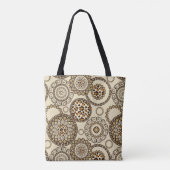 Afrikaanse cheetah huidpatroon 3 tote bag (Achterkant)