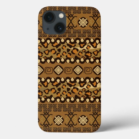 Afrikaanse cheetah-huidpatroon Case-Mate iPhone case (Achterkant)