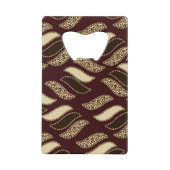 Afrikaanse cheetah-huidpatroon creditkaart flessenopener (Voorkant)
