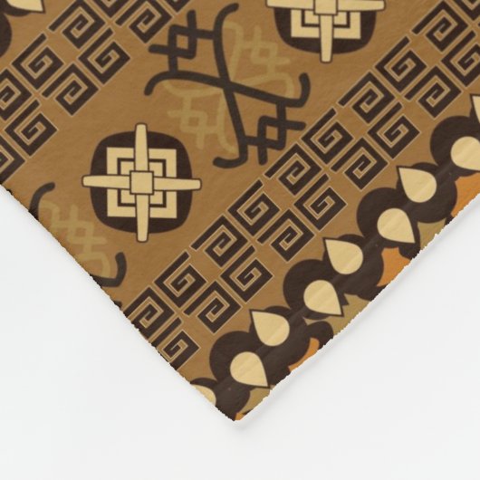 Afrikaanse cheetah-huidpatroon fleece deken (Hoek)