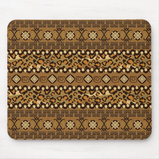 Afrikaanse cheetah-huidpatroon muismat (Voorkant)