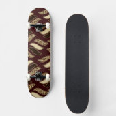 Afrikaanse cheetah-huidpatroon persoonlijk skateboard (Voorkant)