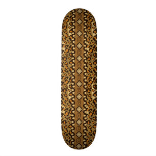 Afrikaanse cheetah-huidpatroon skateboard