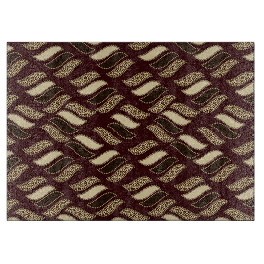 Afrikaanse cheetah-huidpatroon snijplank (Voorkant)