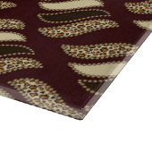 Afrikaanse cheetah-huidpatroon snijplank (Hoek)