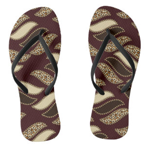 Afrikaanse cheetah-huidpatroon teenslippers