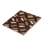 Afrikaanse cheetah-huidpatroon tegeltje (Zijkant)