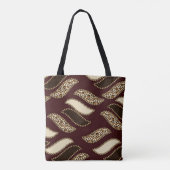 Afrikaanse cheetah-huidpatroon tote bag (Achterkant)