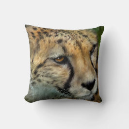 Afrikaanse Cheetah Portrait Art Designer Pillow Kussen