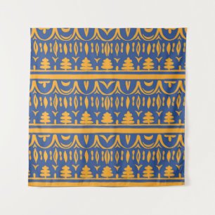 Afrikaanse Chevrons: Etnisch stampatroon Wandkleed