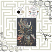 Afrikaanse Chief Robotic decoupage Tissuepapier