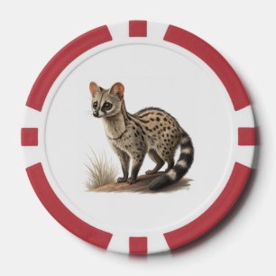 Afrikaanse civetkat poker chips
