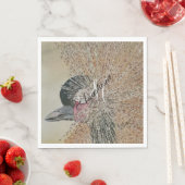 AFRIKAANSE CRANE BIRD MONOGRAM PARTIJ SERVET (Insitu)