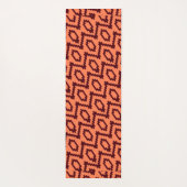 Afrikaanse Cream Chocolade Minimal Patroon Yogamat (Achterkant)