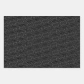 Afrikaanse cultuur zwart-wit inpakpapier vel (Voorkant)