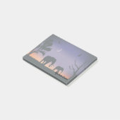 Afrikaanse dageolifanten - post-it® notes (Schuin)