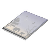 Afrikaanse dageraad - olifanten notitieblok (Linkerzijde)