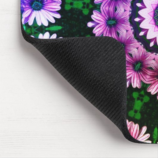 Afrikaanse Daisies Abstracte Vloerkunst Muismat (Hoek)