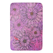 Afrikaanse Daisy Cape Daisies Pink Flowers Floral  Badmat (Voorkant Verticaal)