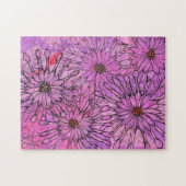 Afrikaanse Daisy Cape Daisies Pink Flowers Floral  Legpuzzel (Horizontaal)