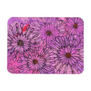 Afrikaanse Daisy Cape Daisies Pink Flowers Floral  Magneet