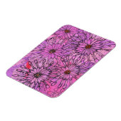 Afrikaanse Daisy Cape Daisies Pink Flowers Floral  Magneet (Linkerzijde)