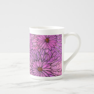 Afrikaanse Daisy Cape Daisies Pink Flowers Floral Porselein Kop