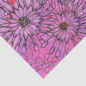Afrikaanse Daisy Cape Daisies Pink Flowers Floral  Tissuepapier (Detail)