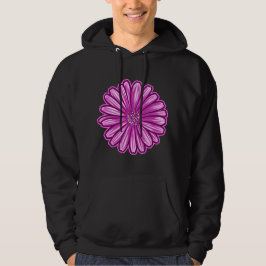 Afrikaanse Daisy Flower, realistische illustratie Hoodie