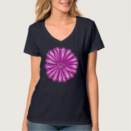 Afrikaanse Daisy Flower, realistische illustratie T-shirt