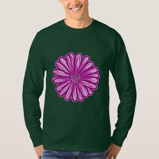 Afrikaanse Daisy Flower, realistische illustratie T-shirt (Voorkant)