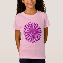 Afrikaanse Daisy Flower, realistische illustratie T-shirt