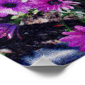 Afrikaanse Daisy Flowers,  gekraakt Poster (Hoek)