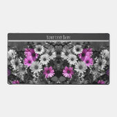 Afrikaanse Daisy Flowers Partial Color Personalize Bureaumat (Voorkant)