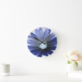 Afrikaanse Daisy Ggloing Blue Wall klok (Huis)