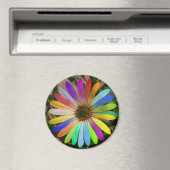 Afrikaanse Daisy kleurrijke magneet (Insitu (Vaatwasser))