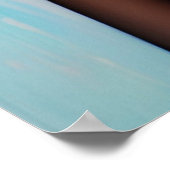 Afrikaanse dame met bloemetjesjurk poster (Hoek)