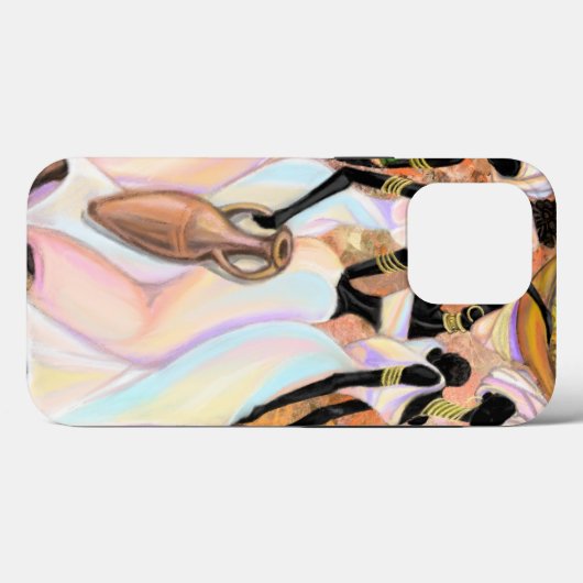 Afrikaanse dames iPhone Case (Achterkant (horizontaal))