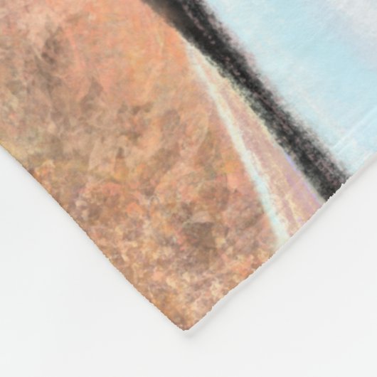 Afrikaanse dames op vlooienbank - Kunststijlschild Fleece Deken (Hoek)