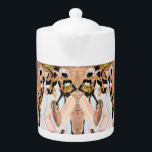 Afrikaanse dames theepot - Kunststijl schilderen<br><div class="desc">Prachtige Afrikaanse dames met moderne kunststijl Waterverf Afrika Vrouwen - Kies / voeg uw unieke tekst / naam / kleur toe - maak uw speciale cadeau - vergroot en verplaats of verwijder elementen / tekst met aanpassingsgereedschap! Het schilderen en het Ontwerp door MIGNED. Zie mijn andere projecten/schilderijen. Je kunt ook...</div>