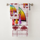 Afrikaanse dames zwarte handdoekjes bad handdoek (Insitu)