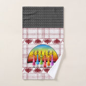 Afrikaanse dames zwarte handdoekjes bad handdoek (Handdoek)