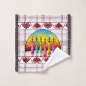 Afrikaanse dames zwarte handdoekjes bad handdoek (Wasdoekje)