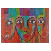 Afrikaanse damesoelenknipsel snijplank (Voorkant)