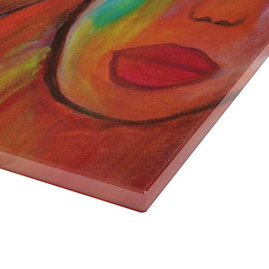 Afrikaanse damesoelenknipsel snijplank (Hoek)