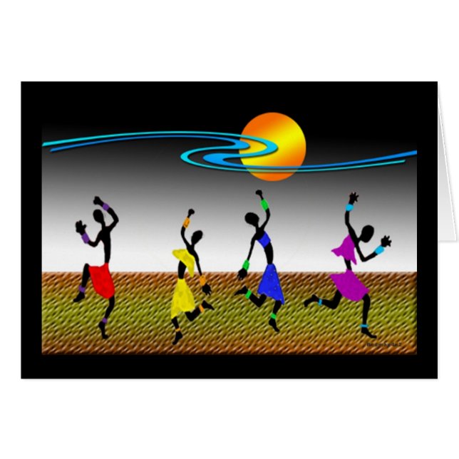 Afrikaanse dans (Voorkant Horizontaal)