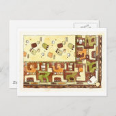 Afrikaanse dans briefkaart (Voorkant / Achterkant)