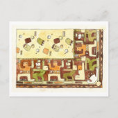 Afrikaanse dans briefkaart (Voorkant)